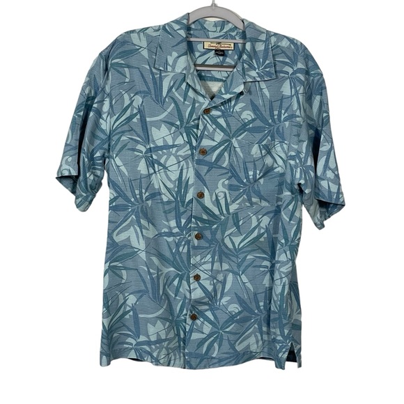 BOSS Men's Tropical Palm Print Short-Sleeve Button-Up Shirt - Regular Fit - View #13